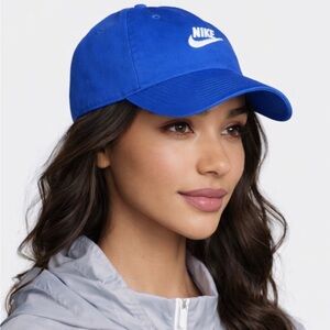Nike Royal Blue Cap with White Logo
